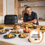 Philips Dual Basket Airfryer 3000 Series se snídaňovou sadou, 9 litrů, 2 zásuvky Domácí spotřebiče Naty Shop