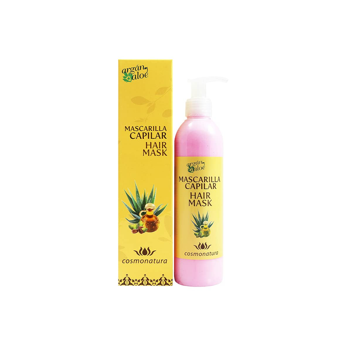 70060 Maska na vlasy s aloe a arganem, 250 ml Maska na vlasy Naty Shop Výchozí název