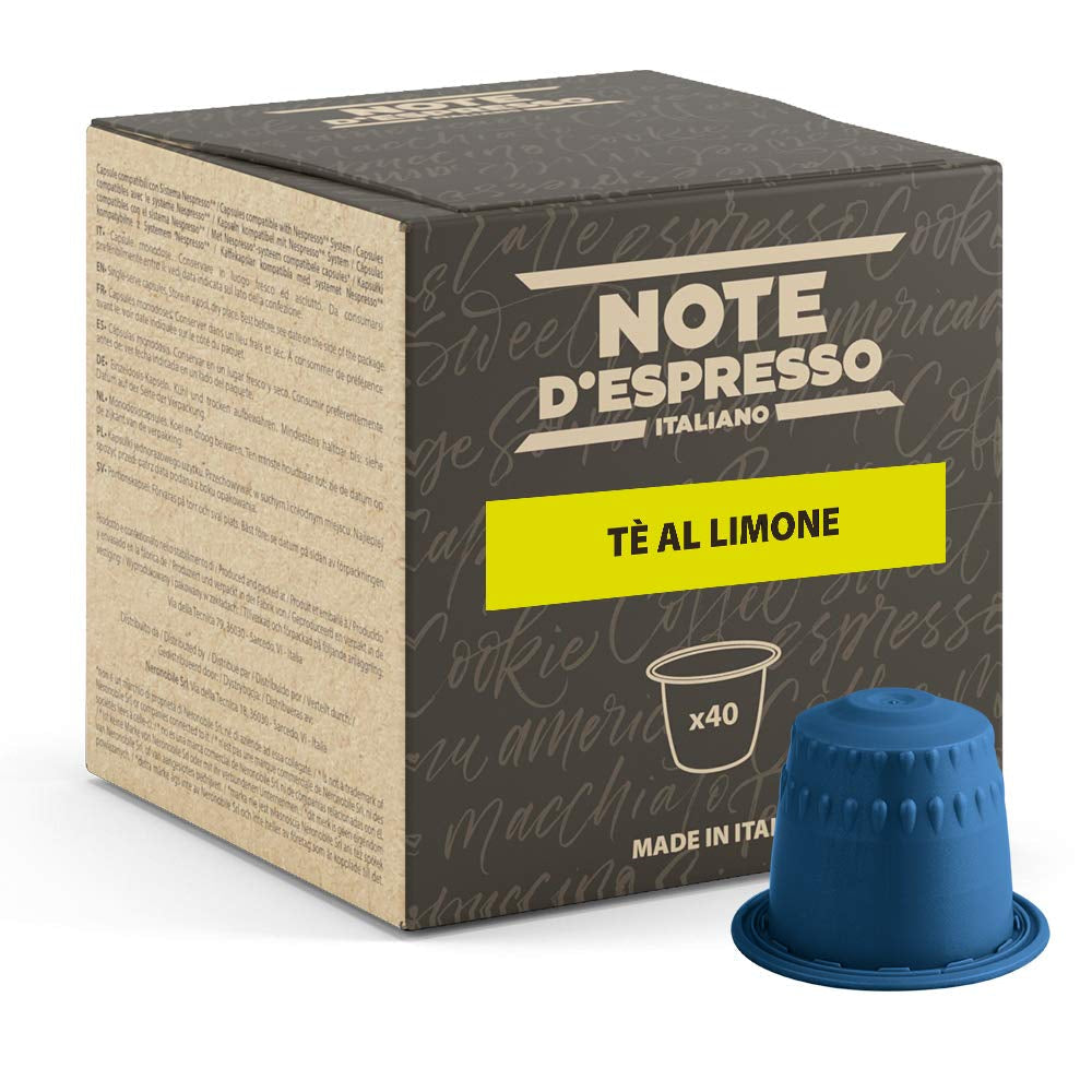 - Zitronentee - Kapselmaschinen - výhradně kompatibilní s NESPRESSO - 40 kapslí