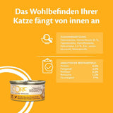 Wellness CORE Signature Selects 8 x 79 g, kuřecí a krůtí směs - mokré krmivo pro kočky, lahodné proužky v omáčce, bez obilovin, přírodní, hypoalergenní, s vysokým obsahem bílkovin, s vysokým obsahem masa