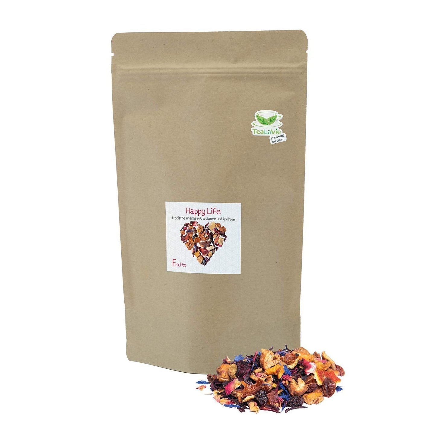 Tealavie - Čaj pro děti bez cukru - Lesní jahody a rebarbora (200 g) Tealavie Fruit - Sypaný ovocný čaj