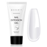 Makartt Poly Gel na prodloužení nehtů - Akrylový gel na prodloužení nehtů, gel na zpevnění nehtů, zdobení nehtů, 50 ml (fialový)