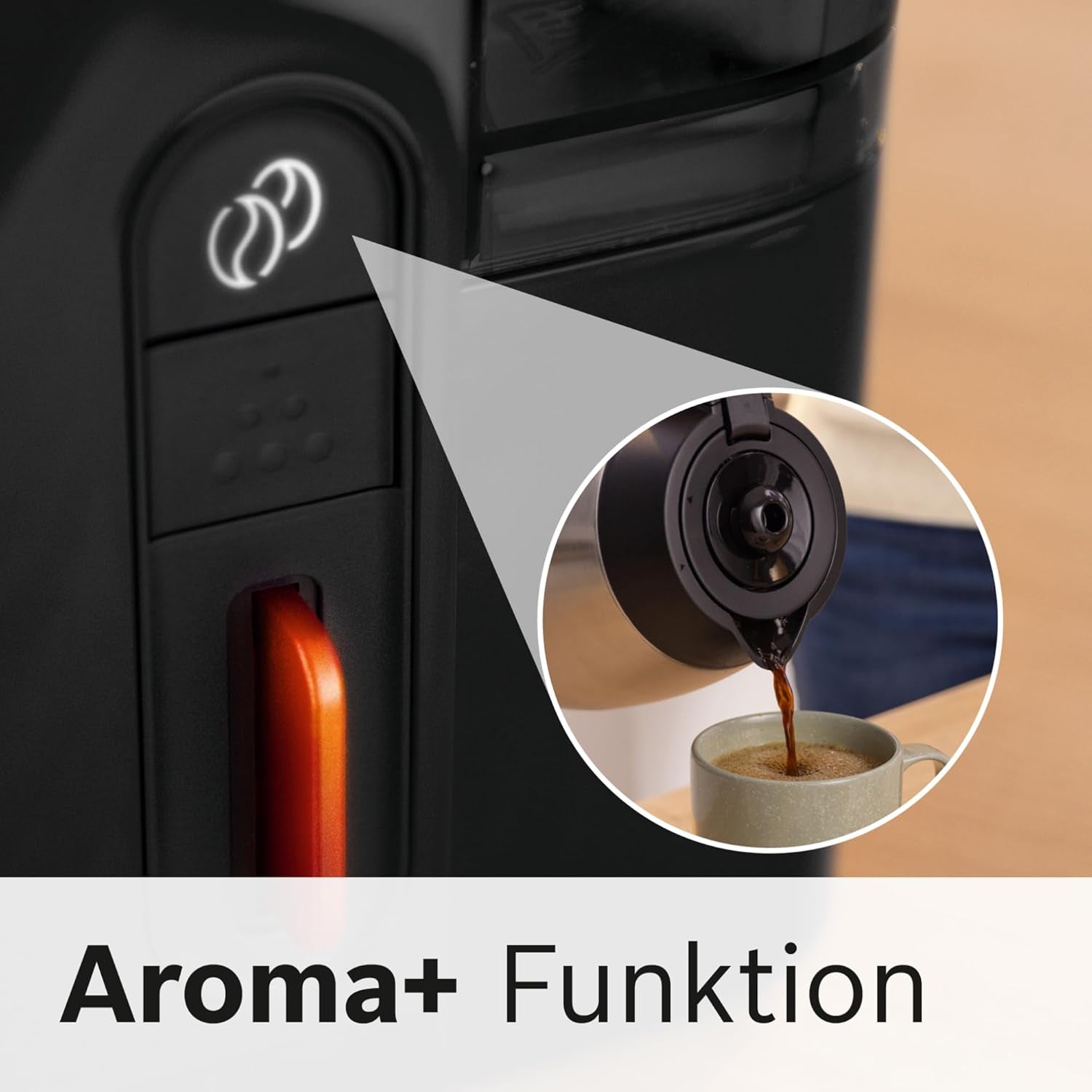 Bosch MyMoment TKA6M273 Filtrační espresso kávovar, 1L termokarafa, 8-12 šálků, Anti-Drip systém, otočný držák filtru, odvápňovací program, vyjímatelná nádržka na vodu, 1200 Watt, matná černá