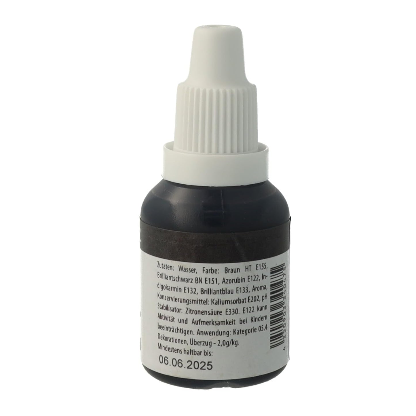 Potravinářské barvivo Bakeryteam Airbrush Black 20ml