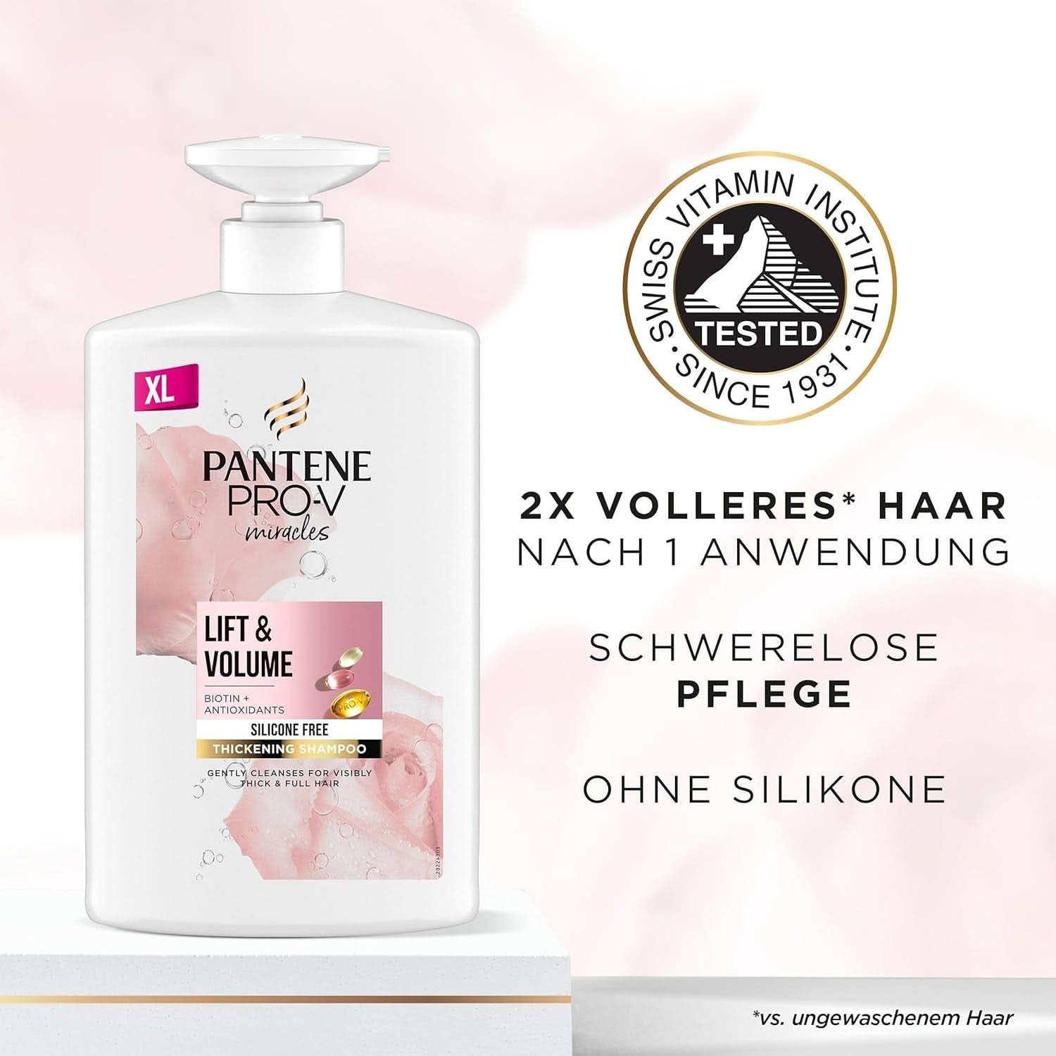 Pantene Pro-V Miracles Lift'N'Volume, XXL, 1 litr Naty Shop sprcha a vana