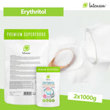 Erythritol - přírodní alternativa cukru, 2 kg sladidel Naty Shop
