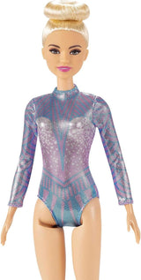 Barbie Série Můžete být čímkoli Blond vlasy Rytmická gymnastika Příslušenství Včetně panenky Dětská dárková hračka Věk 3+ GTN65