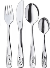 WMF Animals sada nerezových příborů pro děti, 4 kusy, leštěná Cromargan Kitchen Naty Shop