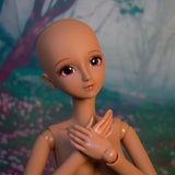 1/3 BJD panenka Černá Hnědá kůže Tělo panenky 60 cm 24palcový kulový kloub SD panenky Pohyblivé klouby PVC DIY (Alexia)