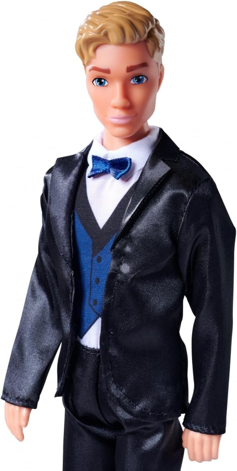 Simba 105733629 - Okouzlující panenka Steffi Love Kevin 30 cm ve stylovém obleku s motýlkem a vestou, věk 3+