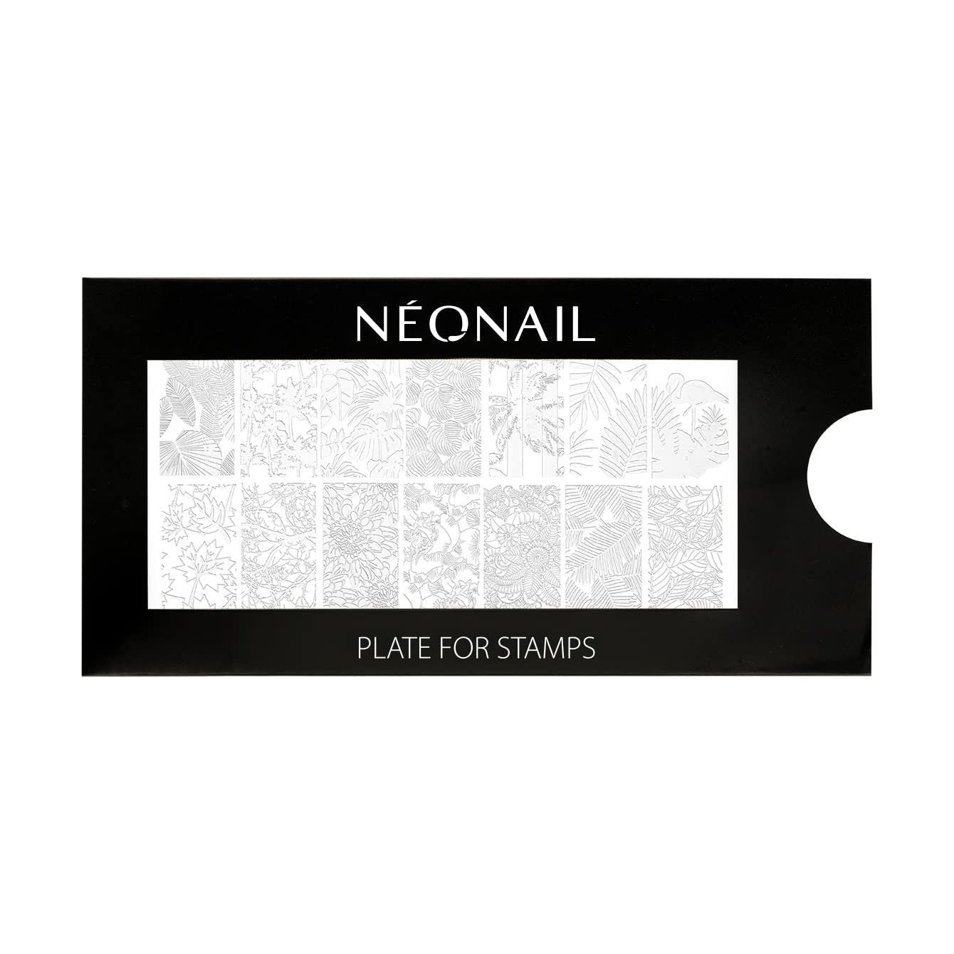NÉONAIL Nagel Stempel Mit Schaber - Nägel Selber Machen - Razítko na nehty - Nageldesign Für Nagel Schablone - Francouzské nehty Stempel - Silikon Nagelstempel