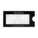 NÉONAIL Nagel Stempel Mit Schaber - Nägel Selber Machen - Razítko na nehty - Nageldesign Für Nagel Schablone - Francouzské nehty Stempel - Silikon Nagelstempel