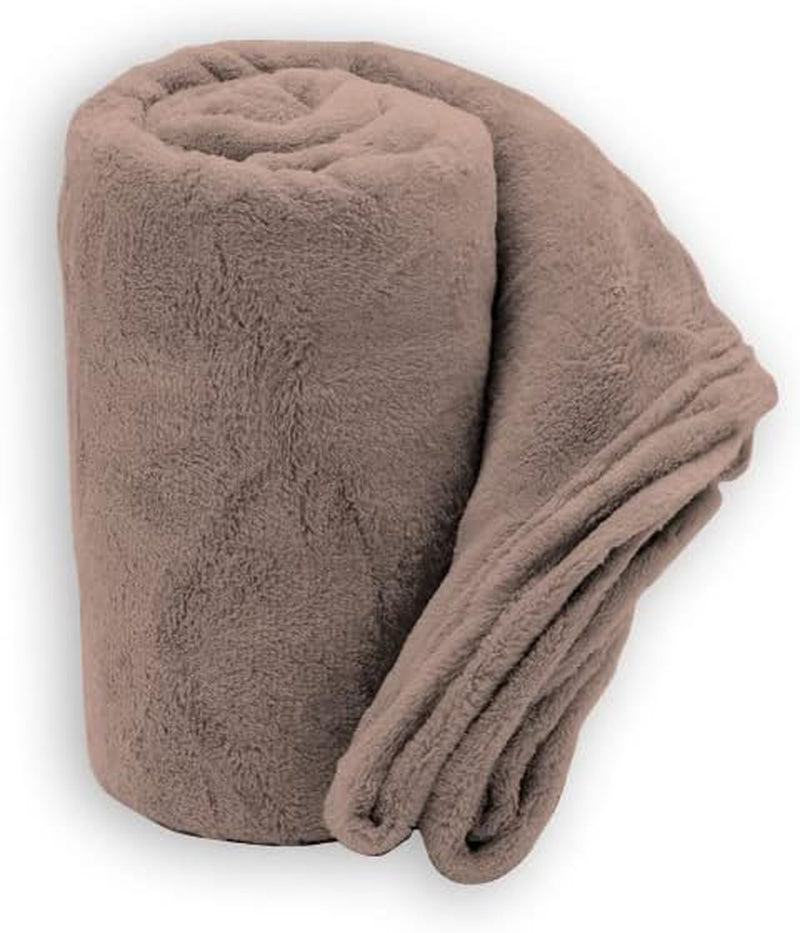 Měkká deka | Přehoz | Soft Touch | 130 X 160 cm | Powder Peřiny a přikrývky Naty Shop Powder 130X160