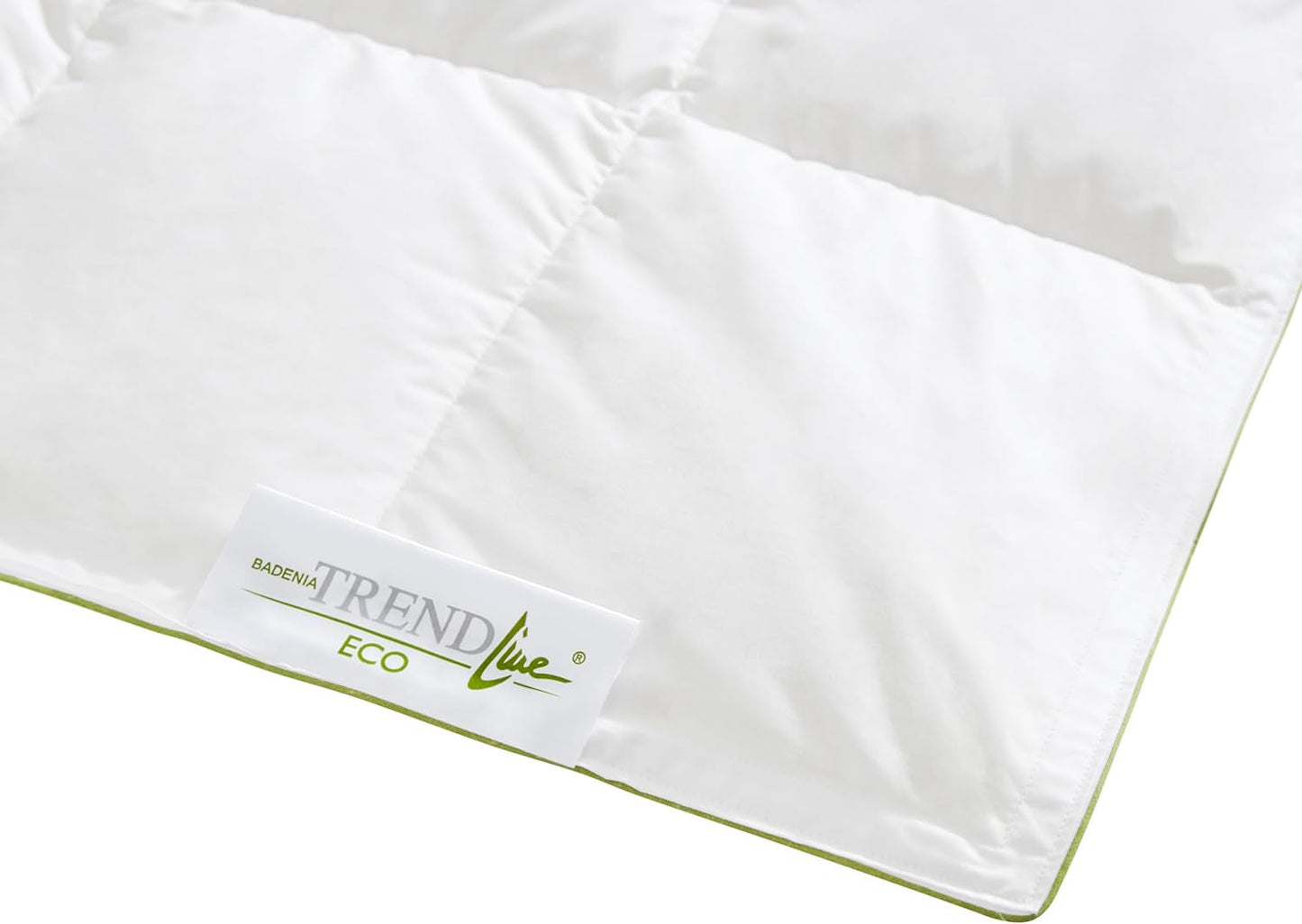Badenia Trendline Eco teplá přikrývka s 90 % prachového peří a 10 % peří I. třída, 135 X 200 cm, bílá, certifikovaná Oeko-Tex, vyrobena v souladu s německým standardem kvality Přikrývky a přikrývky Naty Shop