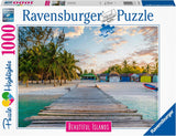 Ravensburger Puzzle Beautiful Islands 16912 - Karibský ostrov - 1000dílné puzzle pro dospělé a děti od 14 let Puzzle Naty Shop