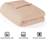 Madison Park Luxury Tekutá bavlna Vysoká kvalita Měkká Pohodlná Deka ze 100% Ringspun bavlny Na Pohovku nebo Pohovku Blush Full/Queen Quilts & Quilts Naty Shop