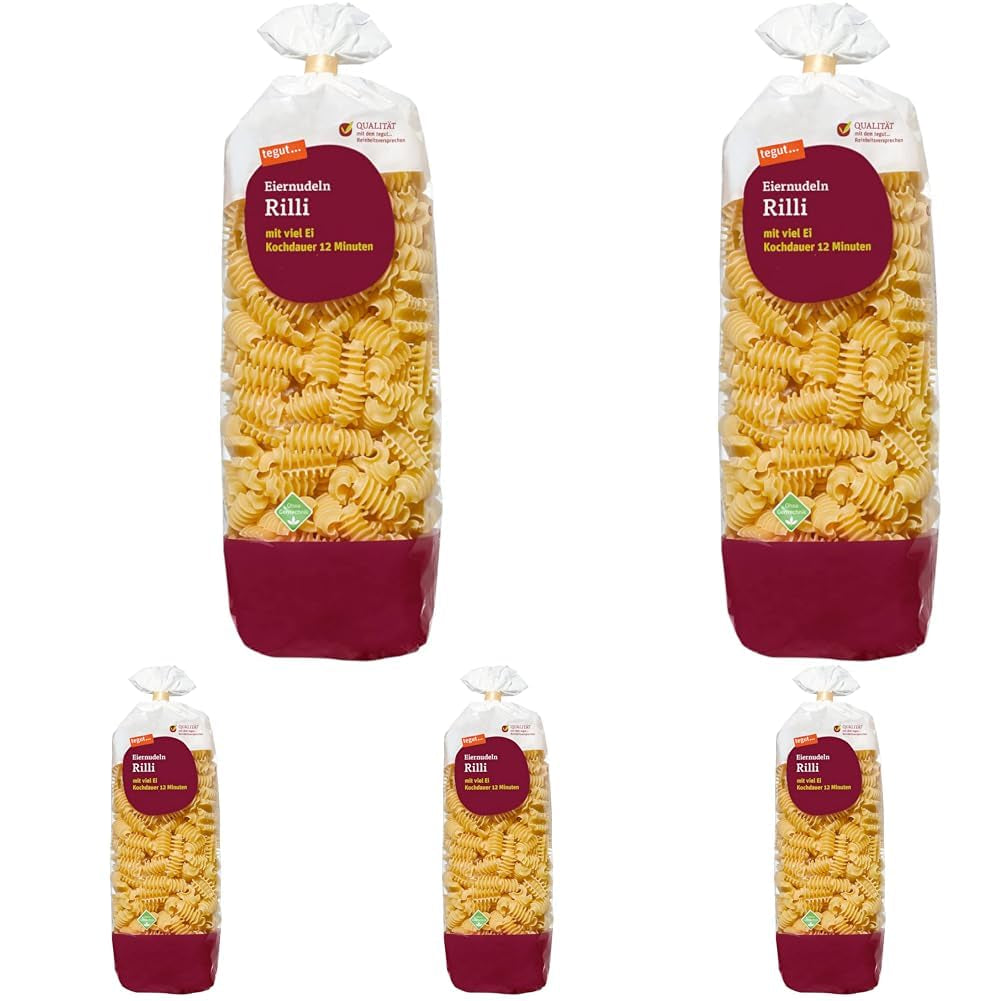 tegut... Nudle s vejcem Rilli, 1 x 500 g