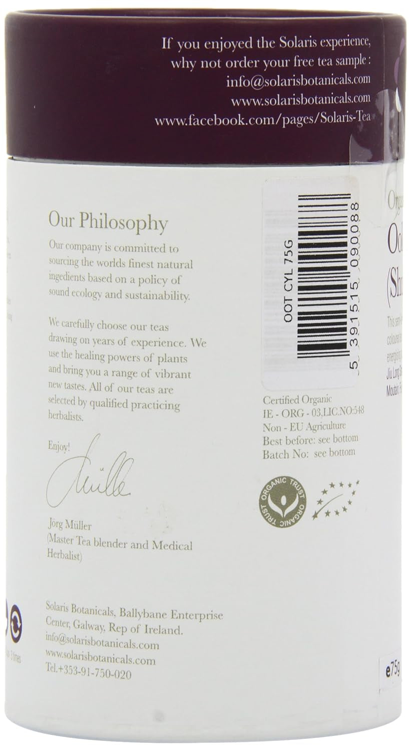 Organický oolong (Shui Xian), balení 1 ks (1 x 75 g)