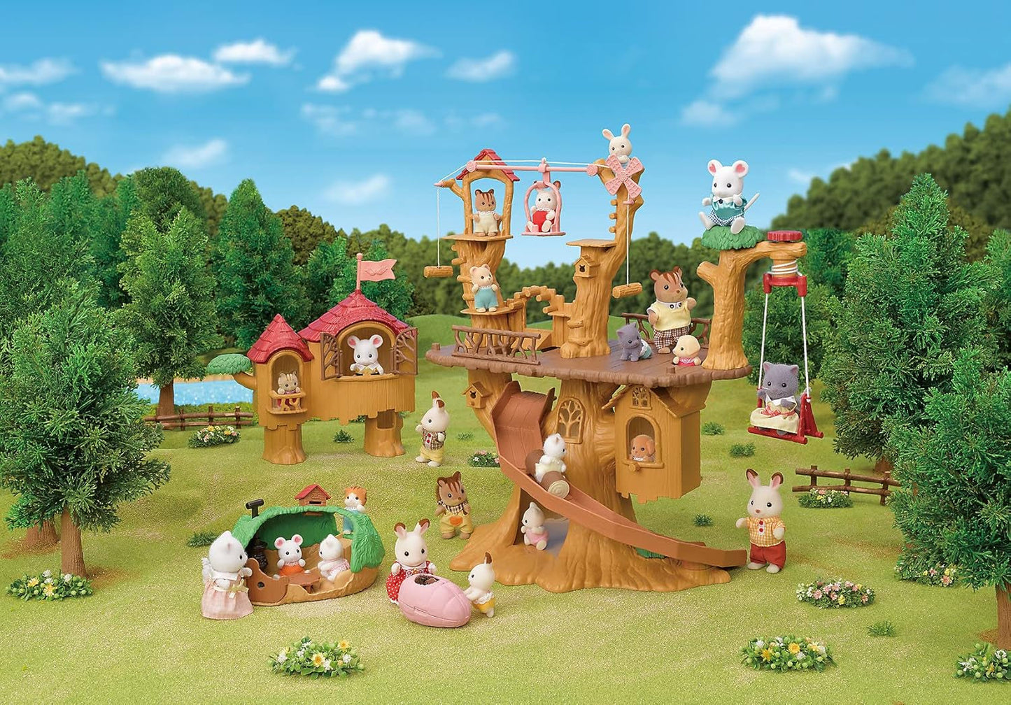 Dětská lanovka Sylvanian Families 5452 - Hrací sada domeček pro panenky