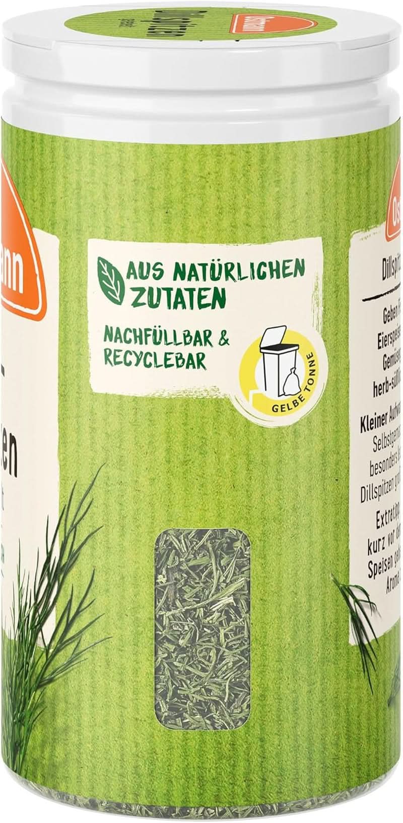 Ostmann - kopr, sekaný, 12,5 gramů Condimente Naty Shop