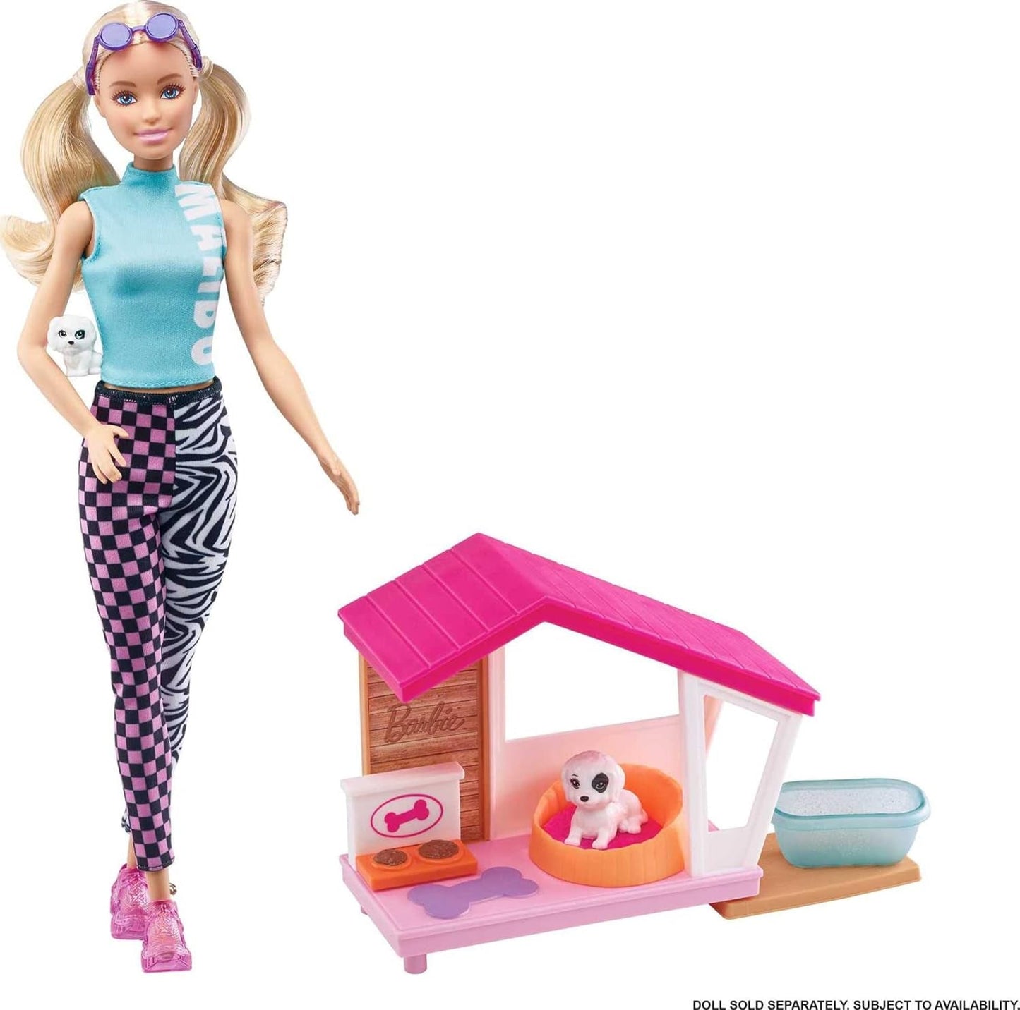 Barbie GRG78 - Mini set se 2 pejsky, boudou a doplňky, dárek pro děti od 3 do 7 let Naty Shop Dolls