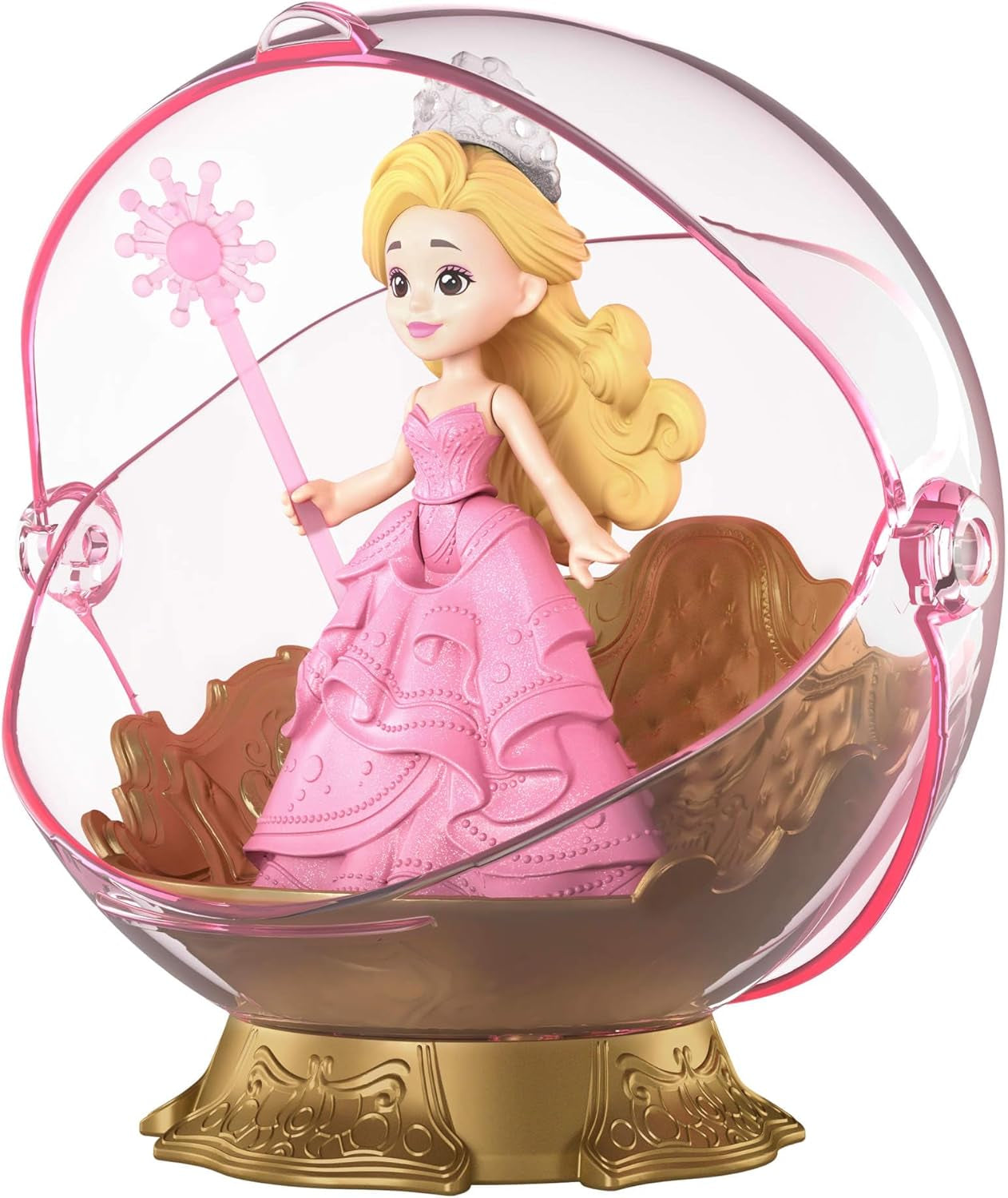 Mattel Universal Pictures Evil Glinda plovoucí bublina, minipanenka Glinda a herní sada inspirovaná filmem, JFM25, [vícebarevné]