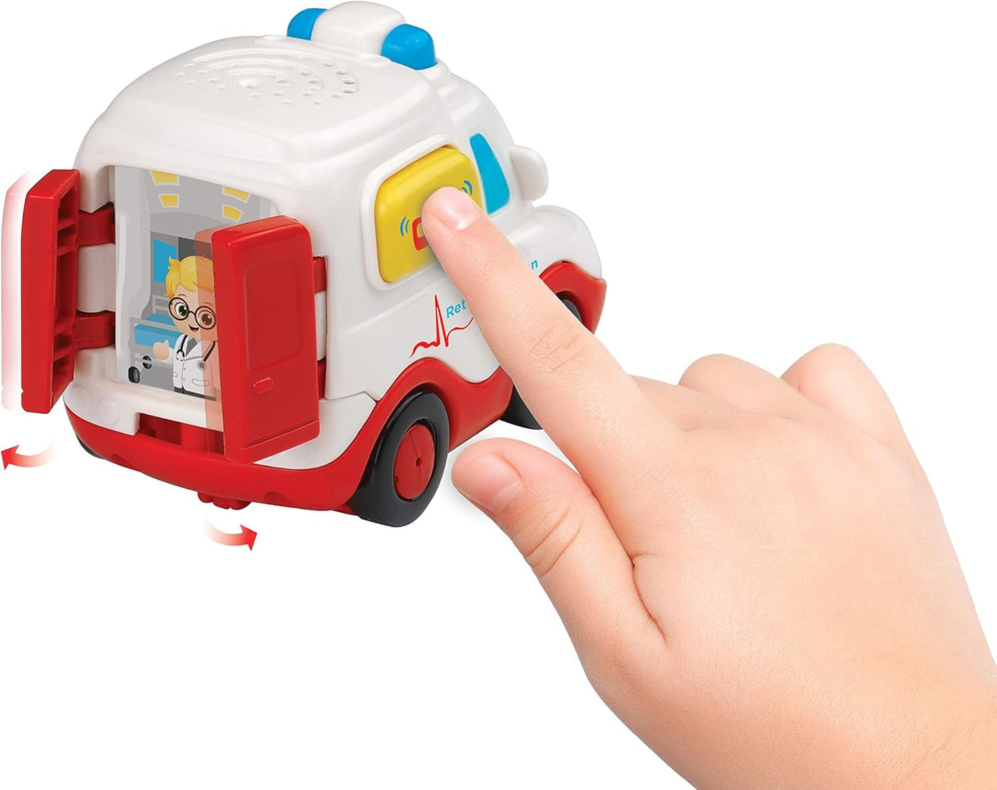 Baby 80-127804 - TUT TUT Baby Speedster - Silniční sada & 80-517004 TUT TUT Baby Speedster Sanitní hračka pro děti, vícebarevná Bebe Toys Naty Shop