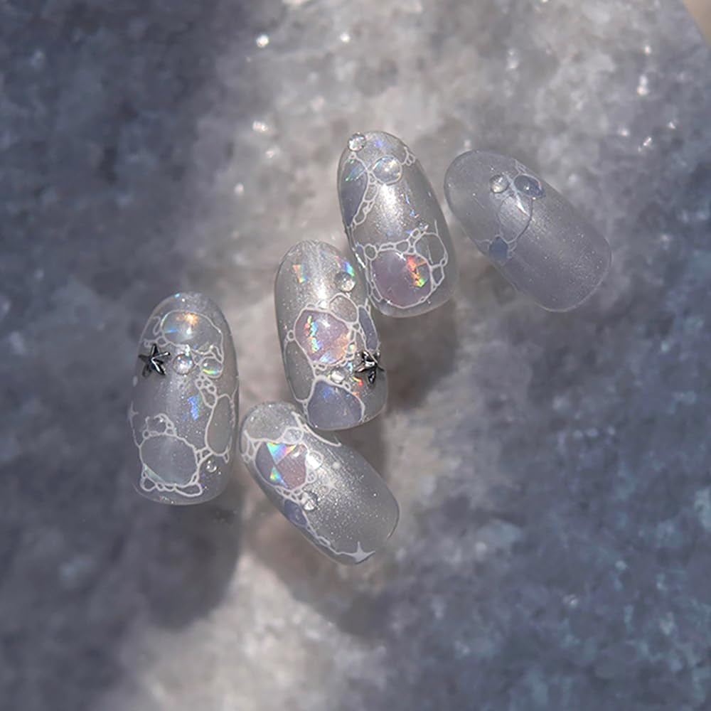 Třpytivé samolepky na nehty Summer Water Waves Starry Nail Art Fantasy Mořská voda Waves Designy nehtů Samolepky na nehty Mořská voda Waves Příslušenství na nehty Nail Art