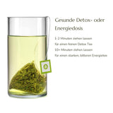 Anna'S Teapot Sencha Bio sáčky zeleného čaje - Bio japonský zelený čaj 20 pyramidových sáčků v uzavíratelném sáčku