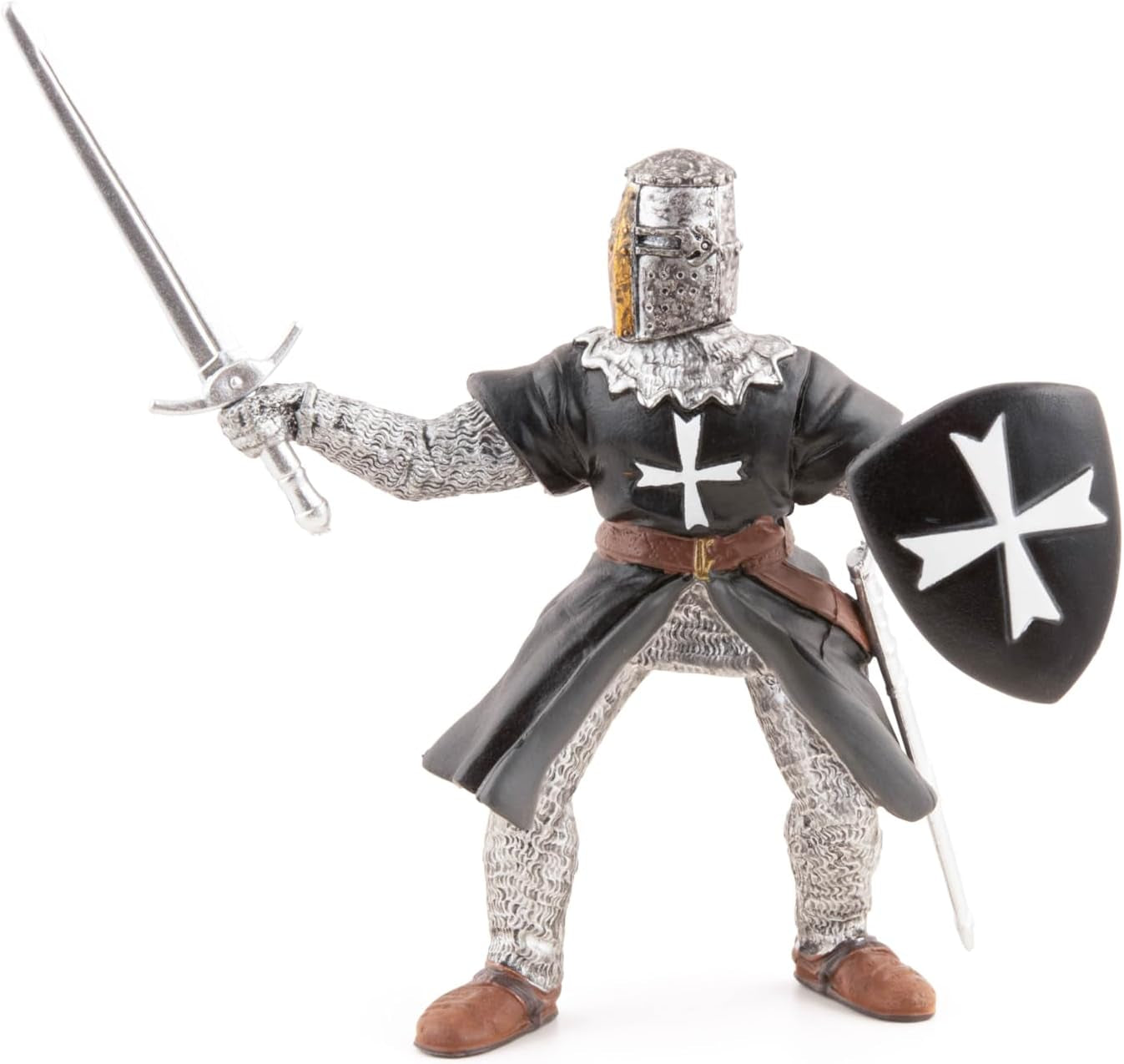 Papo -Ručně malované - Figurky -Středověká-Fantasy - Rytíři svatého Jana s mečem-39938-Sběratelské-Pro děti - Vhodné pro chlapce i dívky - Od 3 let Akční figurky Naty Shop