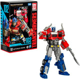 Transformers Studio Series Voyager Class Rise of the Beasts 102 Optimus Prime Akční figurka Červená Bílá Modrá Akční figurky Naty Shop