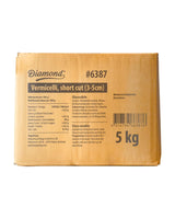 DIAMANTOVÉ skleněné nudle, krátké skleněné nudle z mungo fazolového škrobu, přirozeně veganské a bez lepku - 1 x 5 kg