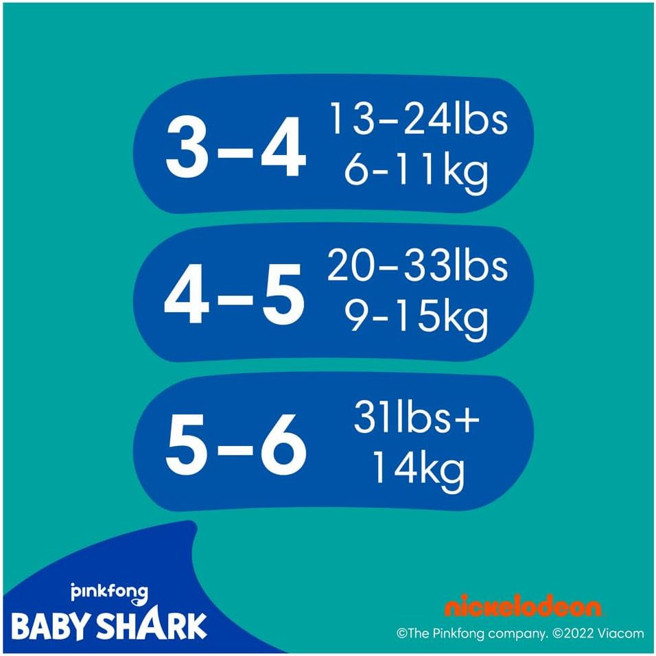 Pampers (stará verze), Splashers Jednorázové koupací šortky – Velikost 5/6 (14 kg+) – Krabice 8 balení po 10