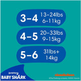 Pampers (stará verze), Splashers Jednorázové koupací šortky – Velikost 5/6 (14 kg+) – Krabice 8 balení po 10