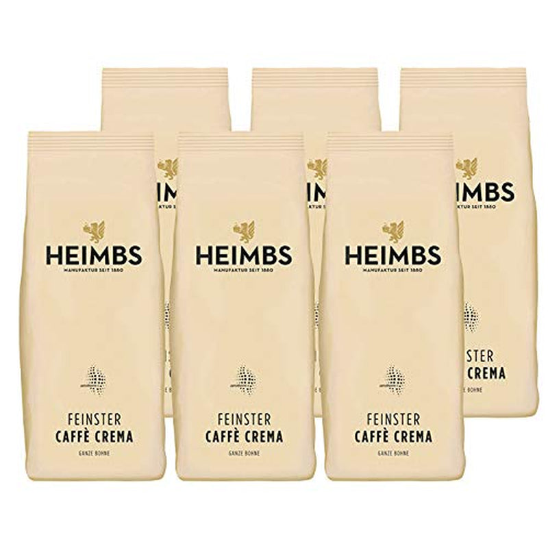 Finest Caffè Crema, celá zrna 500g, balení 6 ks