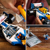 LEGO Icons Williams Racing FW14B s Nigelem Mansellem - Sada modelu F1 s minifigurkami závodního jezdce ke sběru - Dekorace na stůl se stojanem - Dárek pro dospělé a dospívající fanoušky motoristického sportu 10353 Stavebnic Besuche den LEGO-Store