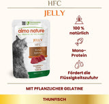 Almo Nature HFC Jelly vlhké krmivo pro kočky - s tuňákem, balení 24 ks (24 x 55 g)