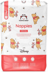 Ultra suché plenky Mama Bear Disney velikost 4 (8-14 kg), bílé, 84 kusů (1 balení) Naty Shop velikost 2 (3-6 kg) Jedno balení