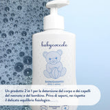 Babycoccole šampon do koupele pro kojence a děti, s výtažky z lotosového květu a přírodními složkami, pro citlivou pokožku, 250 ml Děti - Koupel a péče o pleť Naty Shop
