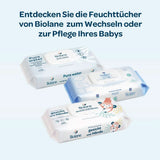 BIOLANE - Baby-Feuchttücher Mit 99,9% Wasser - Čistá voda - Packung Mit 12 X 48 (576 Feuchttücher) - Für Empfindliche Haut - Ab Der Geburt - Duftfrei - Wechseln Und Reinigungspflege Naty Shop