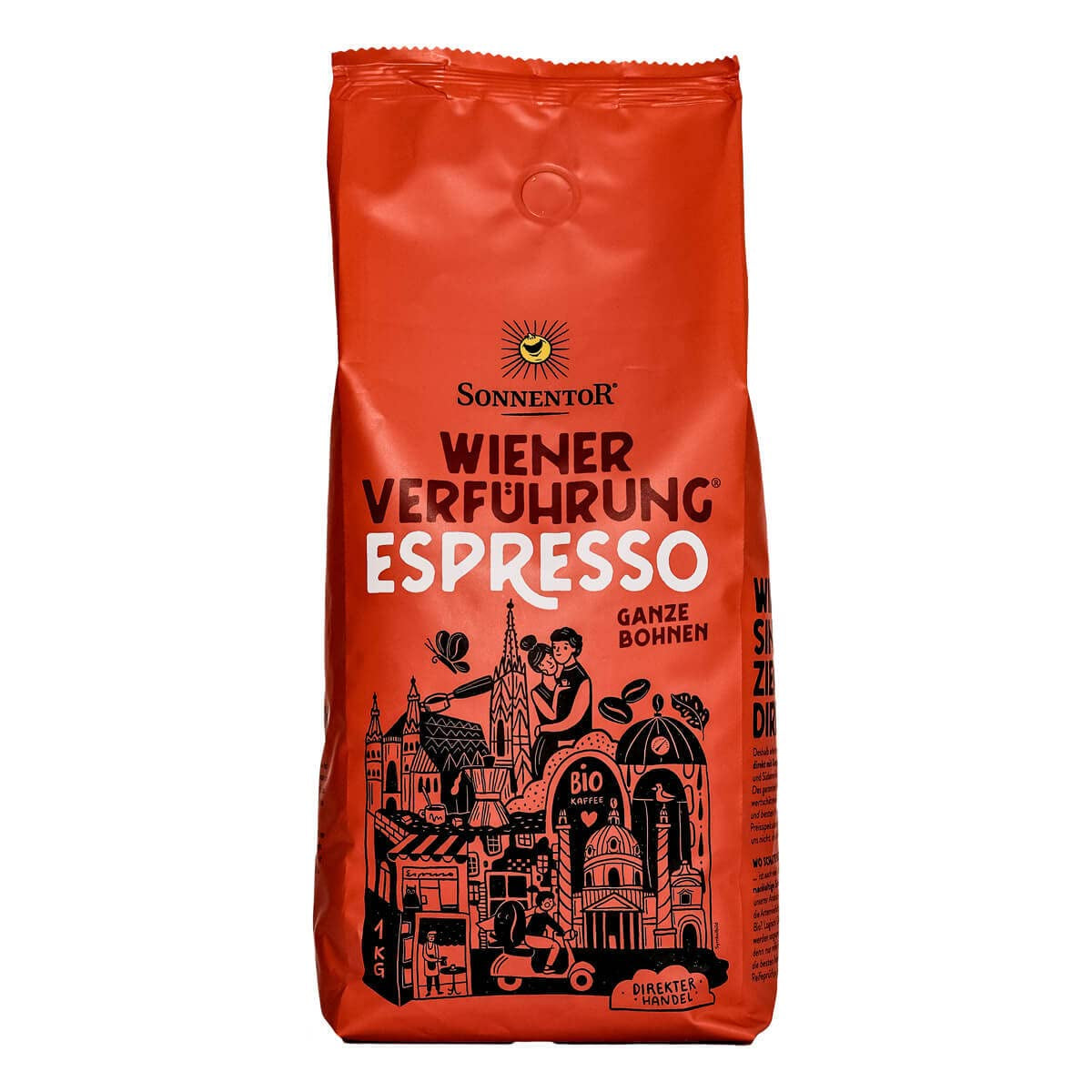 - Vídeňské pokušení celozrnná espresso káva - 1 kg