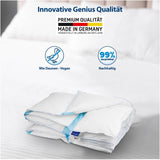 Přikrývka Genius Eazzzy Climate Comfort 155 X 220 cm, neprodyšná, lehká přikrývka pro všechna roční období, prodyšná přikrývka, příjemná teplota pro spánek, přikrývka pro všechna roční období Přikrývky a přikrývky Naty Shop