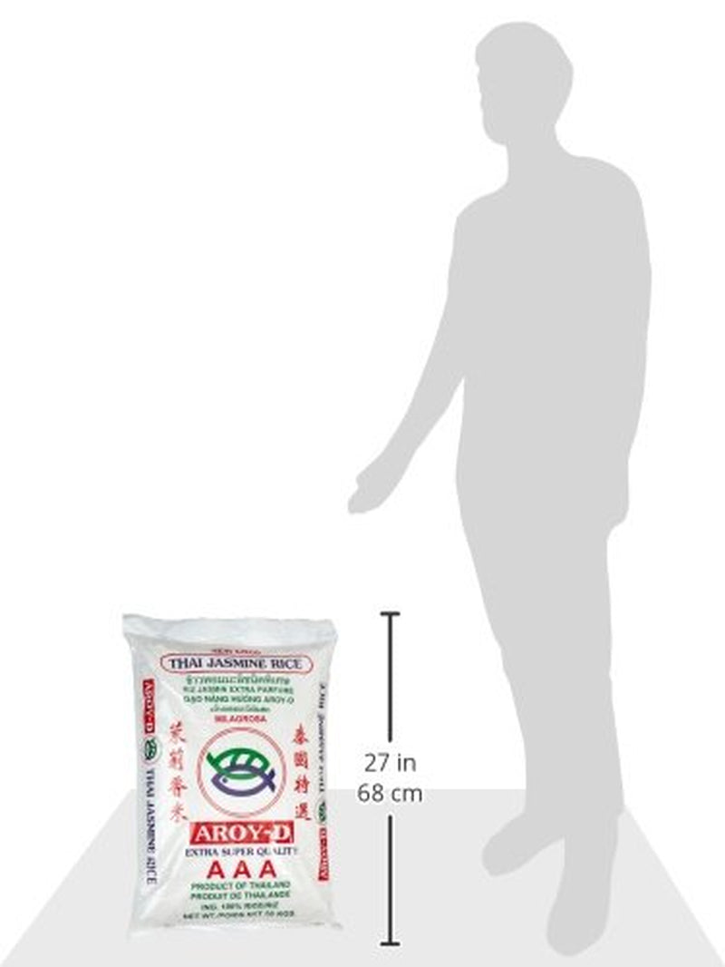 Aroy-D vonná rýže, 100% dlouhozrnná rýže, 1 balení (1 x 20 kg)