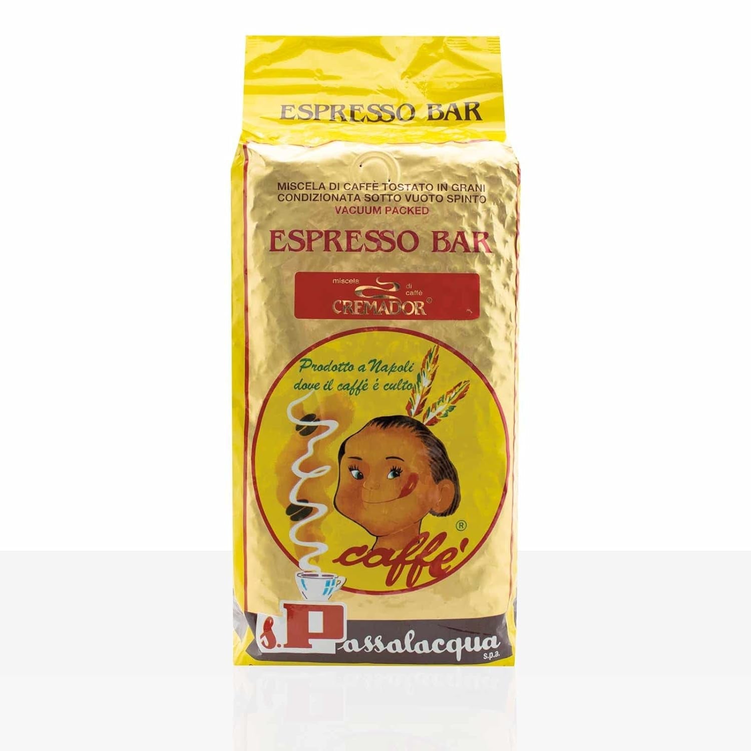 *WOW* Zrnková káva Passalacqua Cremador, 6 balení po 1000 g, káva 6 kg