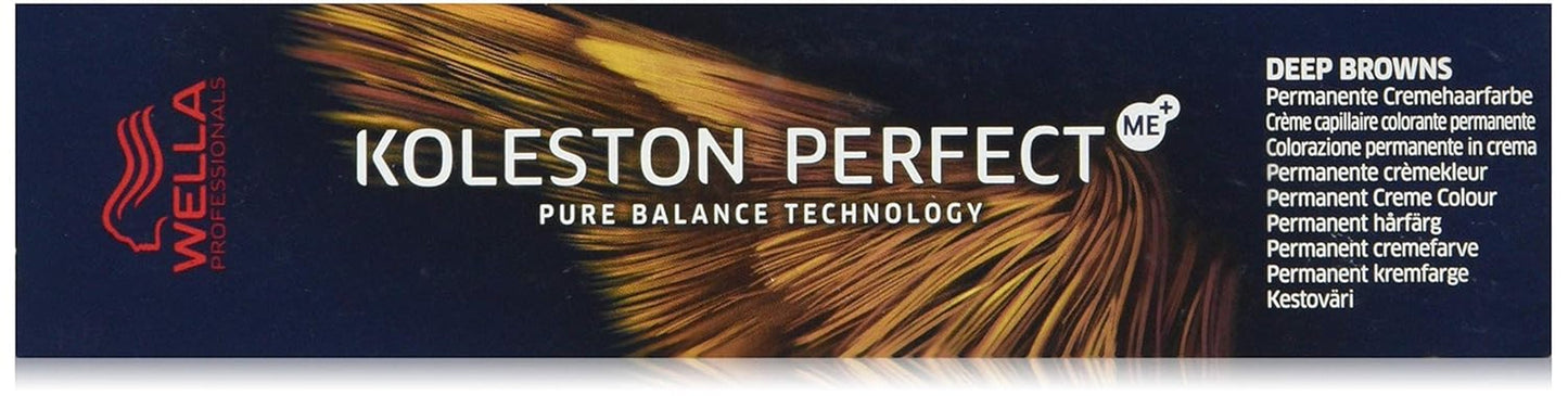 Wella Koleston Perfect ME+ 4/77 Intensive střední kaštan 60 ml Barva na vlasy Naty Shop 4/77 60 Ml (1 balení)