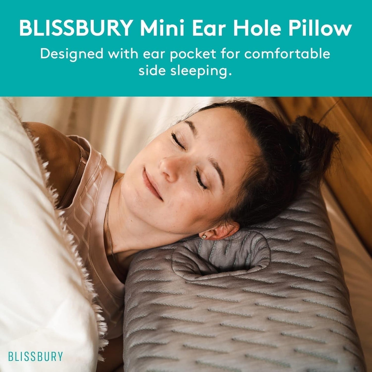 BLISSBURY mini ušní polštářek pro lidi s bolestmi uší standardní polštářky Naty Shop