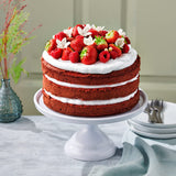 Funcakes Mix Für Red Velvet Cake, Glutenfrei: Einfach Zu Berübenen, Schön Weicher Und Fluffiger Kuchen Mit Leichtem Schokoladengeschmack, Perfekte Rote Farbe, 400G Směs na pečení a vaření Naty Shop