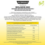 Bio italský bulgur 5 kg, celozrnná pšenice, tvrdá pšenice, drcená pšenice, ideální pro přípravu tabbouleh a orientálních jídel, praktický formát