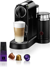 Nespresso EN167.W Citiz kávovar na kapsle, vysokotlaká pumpa a ideální regulace teploty, bez Aeroccino (napěňovač mléka), funkce úspory energie, 1260 W, krémově bílá, 37,4 x 11,9 x 25,5 cm
