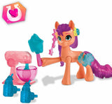 My Little Pony – Discover Your Sparkle Pony: Beauty Mark Magic Sunny Starscout, Pony od kopyta po srdce 7,5 cm, věk 5+, F5250, vícebarevný